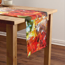 Caminho De Mesa Pequeno Pintti Abstrato de Resina com Abstrato de Árvore A