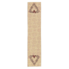 Caminho De Mesa Pequeno Pip Berry Heart Mesa Runath Primitive
