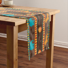 Caminho De Mesa Pequeno Pista-dançante africano Tribal