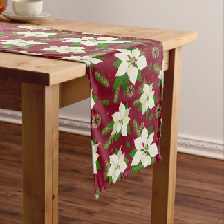 Caminho De Mesa Pequeno Poinsettia