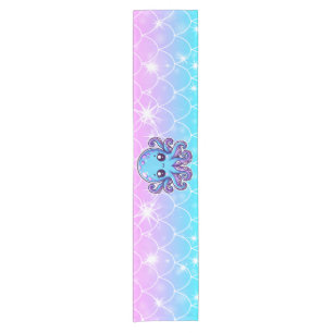 Caminho De Mesa Pequeno Polvo azul-claro