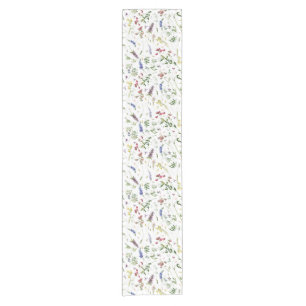 Caminho De Mesa Pequeno Prados Escandinavos de Flores Selvagens
