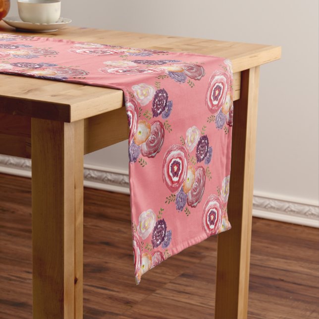 Caminho De Mesa Pequeno Primavera Floral Patterno Mesa Runner (No Local)