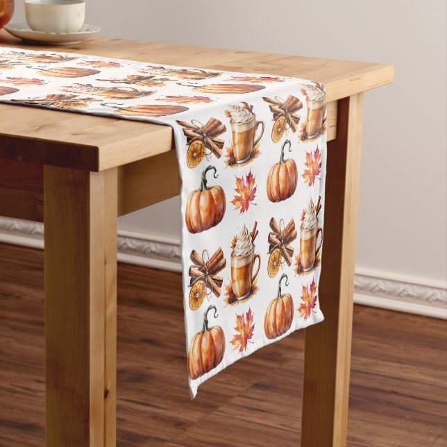 Caminho De Mesa Pequeno Pumpkin Autumn Mesa Runner (No Local)