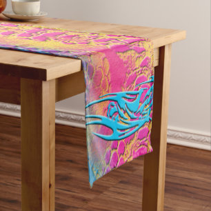 Caminho De Mesa Pequeno PYTHON - fractal decorativo moderno -
