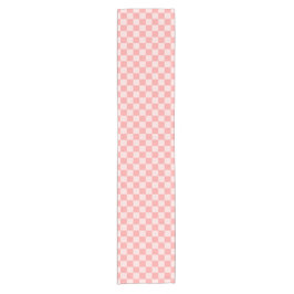 Caminho De Mesa Pequeno Quadro de verificação rosa
