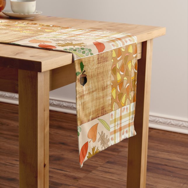 Caminho De Mesa Pequeno Queda 4 cantos 1Design (No Local)