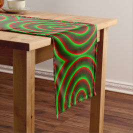 Caminho De Mesa Pequeno Quer mudar? Espiral verde chamativo.