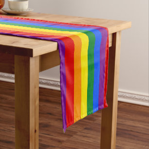 Caminho De Mesa Pequeno Rainbow Pride