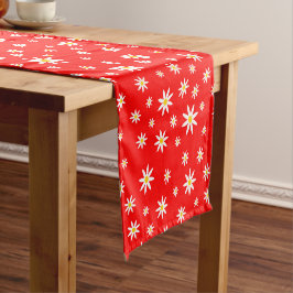 Caminho De Mesa Pequeno Red Daisy Mesa Runner