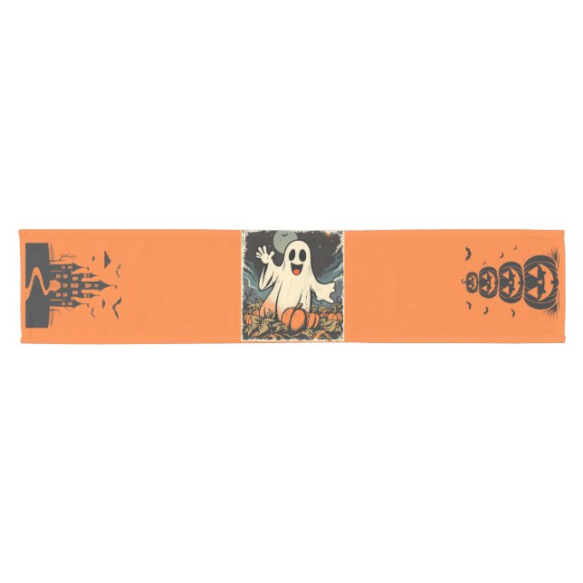 Caminho De Mesa Pequeno Réplica "Amigável Fantasma" na Circa 1950 (Horizontal)