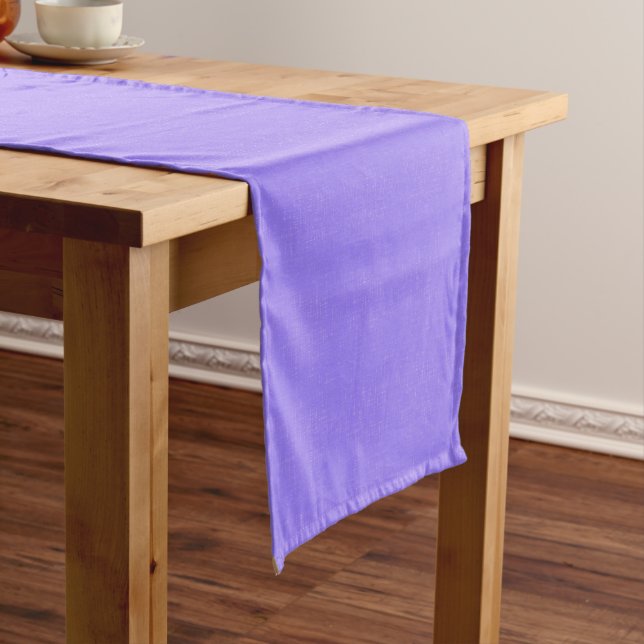 Caminho De Mesa Pequeno Rich, delicate lilac textured (No Local)
