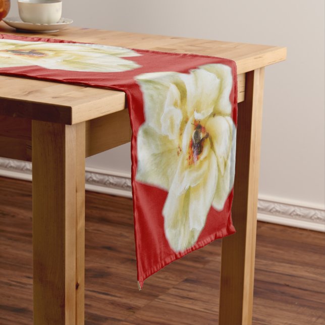 Caminho De Mesa Pequeno Rosa e Abelha (No Local)