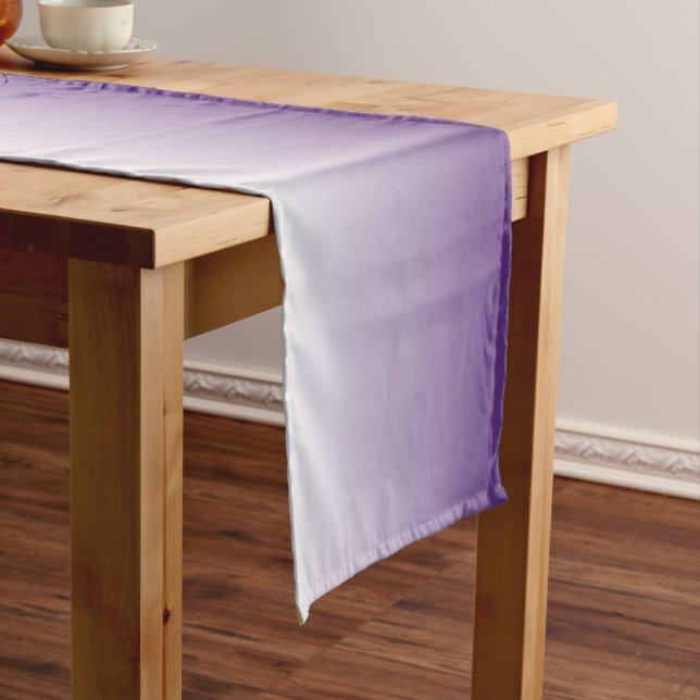 Caminho De Mesa Pequeno roxo lilac ombre romântico moderno (No Local)