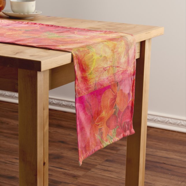 Caminho De Mesa Pequeno Runner de Mesa com Themed Floral (No Local)