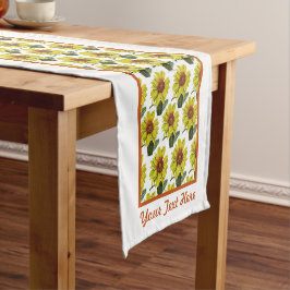 Caminho De Mesa Pequeno Runner de Mesa de girassol
