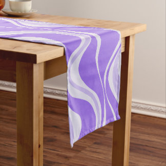 Caminho De Mesa Pequeno Runner de Mesa de Ondas Roxas