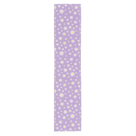 Caminho De Mesa Pequeno Runner Mesa Roxo Daisy