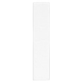 Caminho De Mesa Pequeno Runner White Personalizado de 14" X 72" para qualq