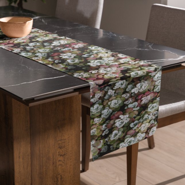 Caminho De Mesa Pequeno Sedum Spathulifolium Succulium Floral (In Situ)