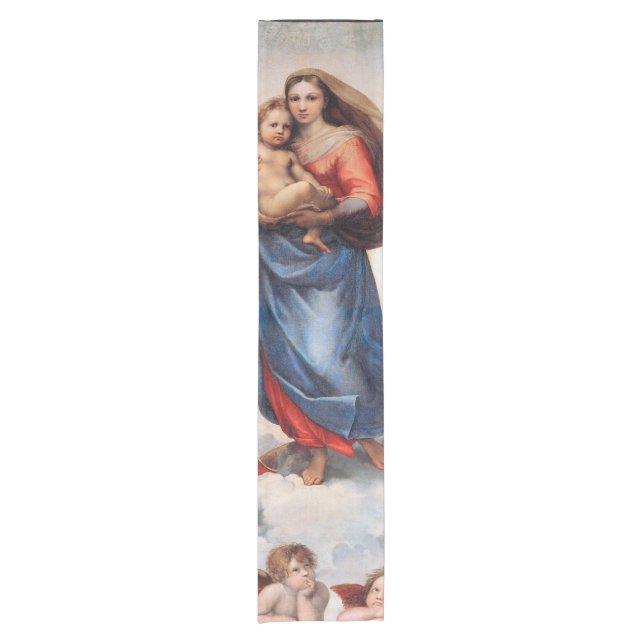 Caminho De Mesa Pequeno Sistine Madonna, Raphael (Frente)