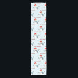 Caminho De Mesa Pequeno Snowman. Merry Christmas!!<br><div class="desc">Alegria do Natal em seu lar.</div>