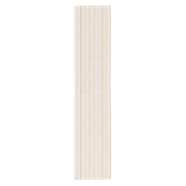 Caminho De Mesa Pequeno Soft Neutral Stripe Pattern (Frente)