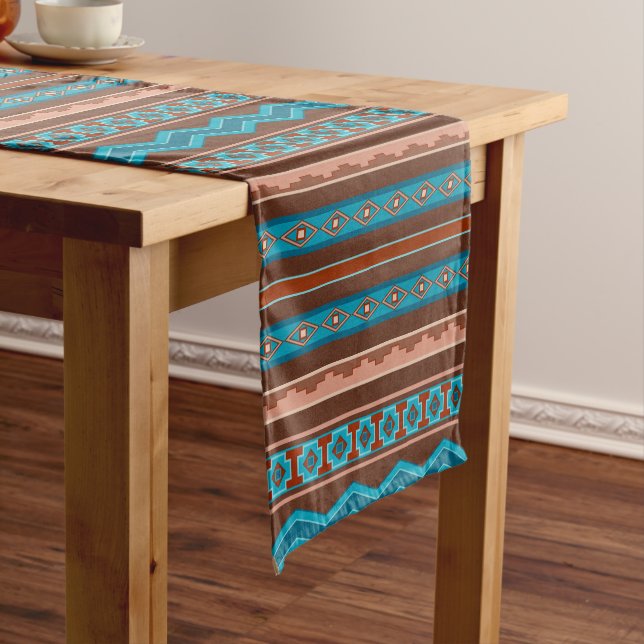 Caminho De Mesa Pequeno Southwest Style Geometric Cameron Gorge Design  (No Local)