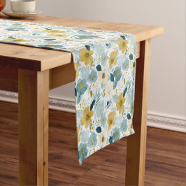 Caminho De Mesa Pequeno Spring Botanical Floral  Table Runner