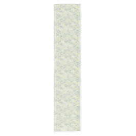 Caminho De Mesa Pequeno Spring Primrose & Sage Watercolor Table Runner