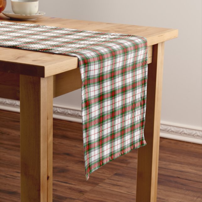Caminho De Mesa Pequeno Stewart King George Tartan Xadrez Mesa Runner (No Local)