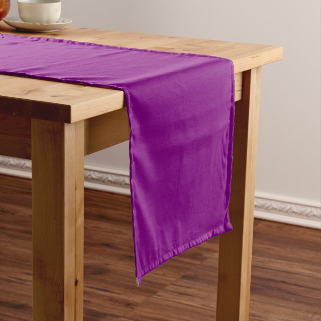 Caminho De Mesa Pequeno Stylish Purple Table Runner for Dining and Events (No Local)