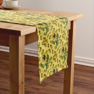 Caminho De Mesa Pequeno Sunflower Love