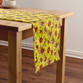 Caminho De Mesa Pequeno Sunflower Table Runner