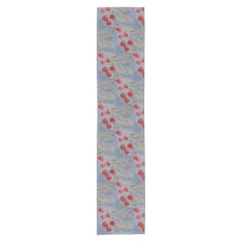 Caminho De Mesa Pequeno Tablecloth de Papas Vermelhas Selvagens