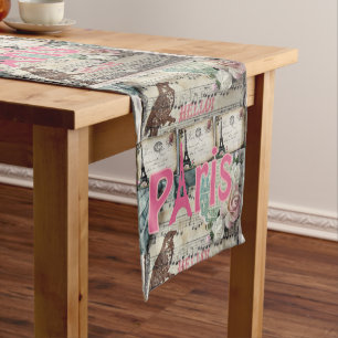 Caminho De Mesa Pequeno Tablecloth Runner Paris
