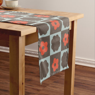 Caminho De Mesa Pequeno Tabuleiro de Checquídeo Grafovy Girly Psychedelic,