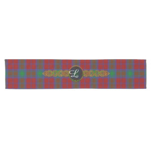 Caminho De Mesa Pequeno Tartan de Lindsay do monograma