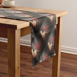 Caminho De Mesa Pequeno Taurean Bulls Animal Art