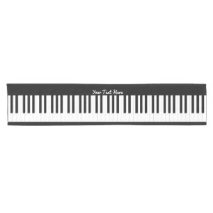 Caminho De Mesa Pequeno Teclas de Piano Personalizadas Tema Música
