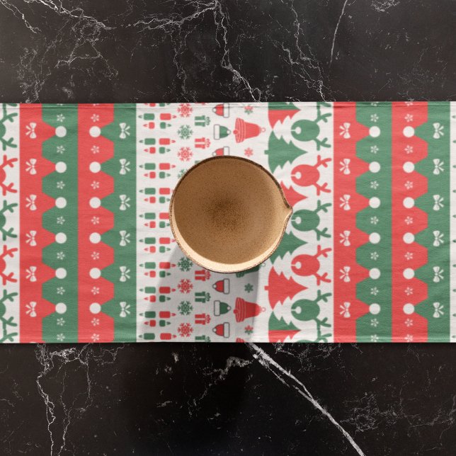 Caminho De Mesa Pequeno Tema de Natal (Table runner)