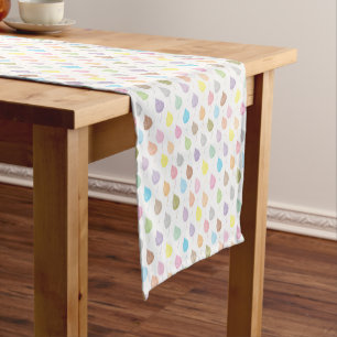 Caminho De Mesa Pequeno Teste padrão colorido das folhas