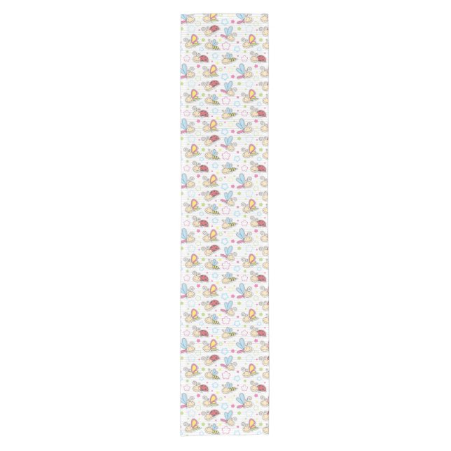 Caminho De Mesa Pequeno teste padrão com insetos (Frente)