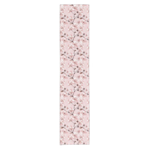 Caminho De Mesa Pequeno Teste padrão de flores da flor de cerejeira