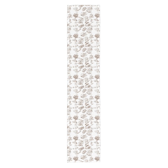 Caminho De Mesa Pequeno Teste padrão de papel (Frente)