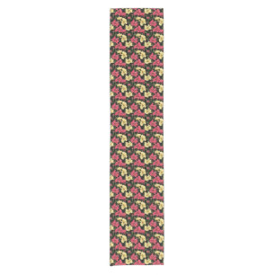 Caminho De Mesa Pequeno Teste padrão floral elegante 2