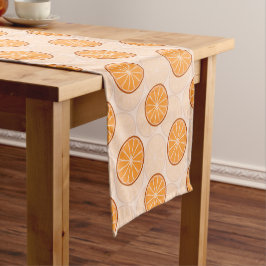 Caminho De Mesa Pequeno Toalha de mesa com frutas cítricas laranjas