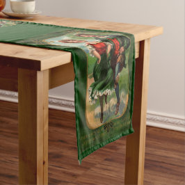 Caminho De Mesa Pequeno Toalha de Mesa Dia de São Patrício Corações Cheios