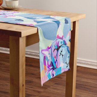 Caminho De Mesa Pequeno Toalha de Mesa Moderno Bulldog Francês