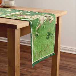 Caminho De Mesa Pequeno Toalha de mesa para o Dia de São Patrício para men